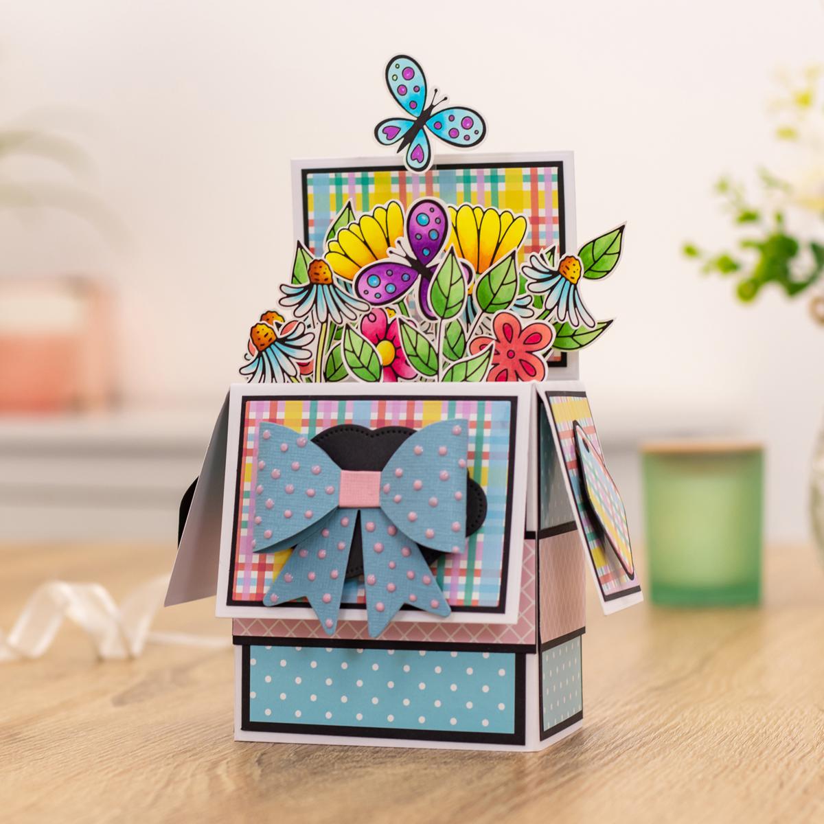 Crafter's Companion Gemini Pop-Up Box Stamps and Dies | HSN