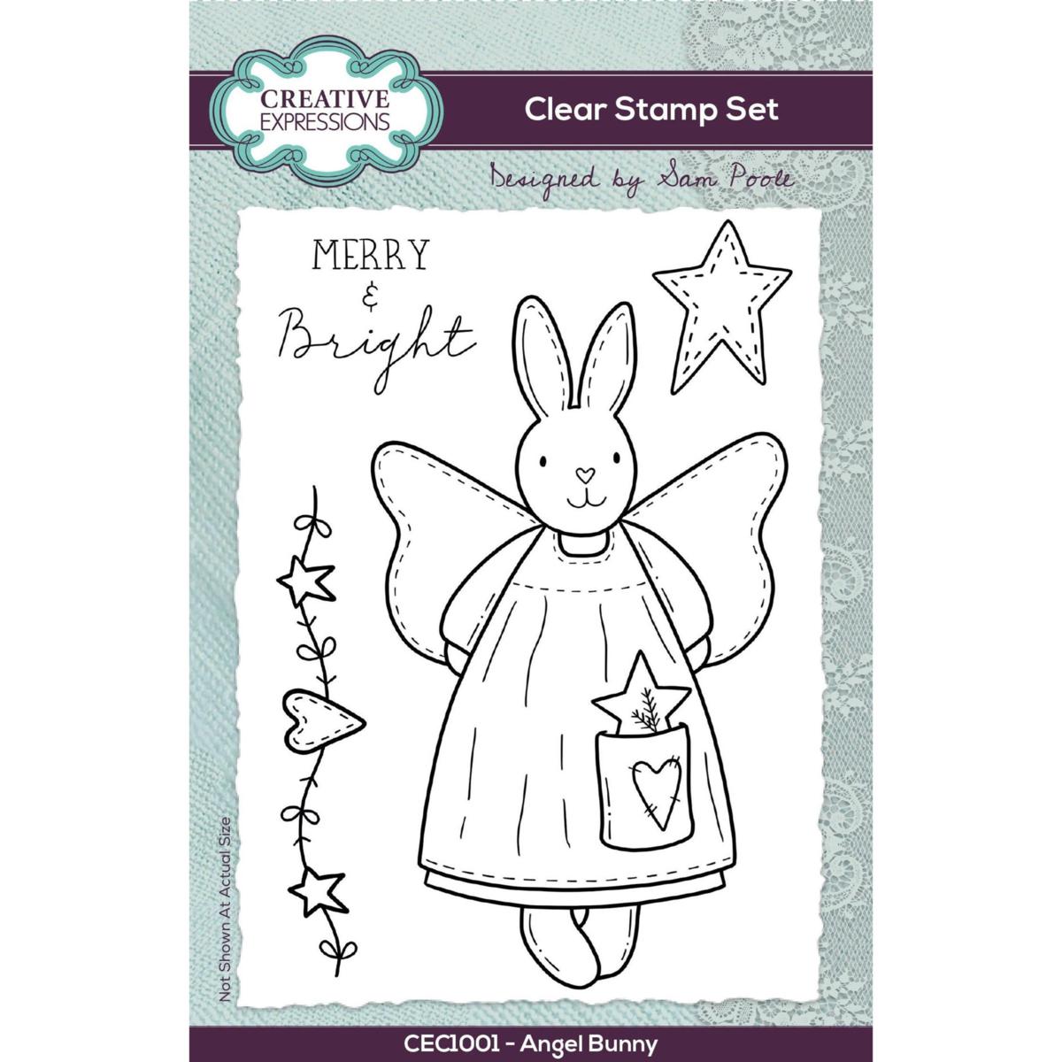 Creative Expressions • Clear stamp set Queen bee