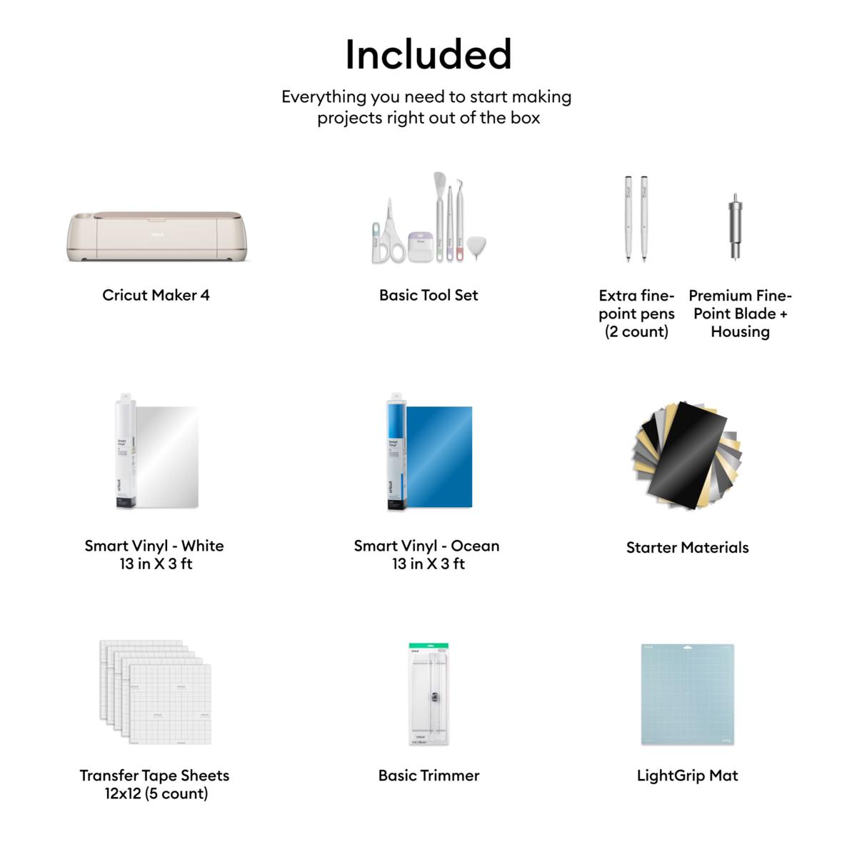 Cricut Maker® 4 Starter Bundle - 23573836 | HSN