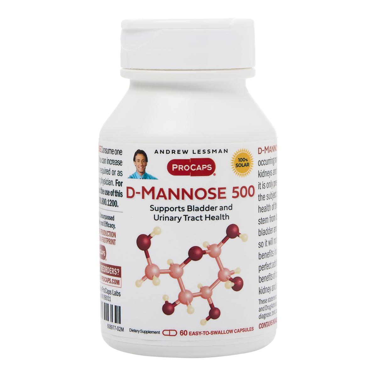 D-Mannose 500 - 60 Capsules
