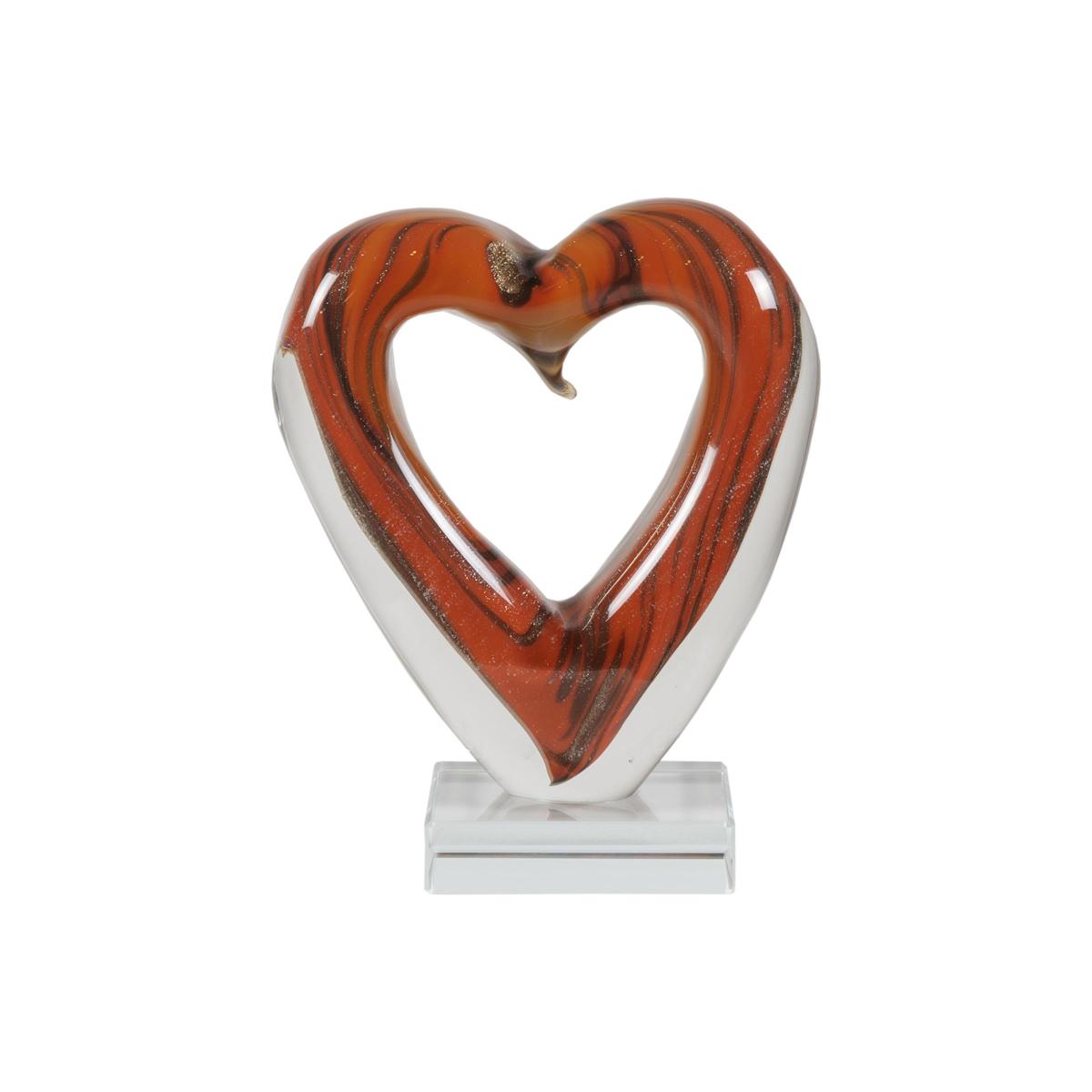 Dale Tiffany Rossa Heart Handcrafted Art Glass Figurine