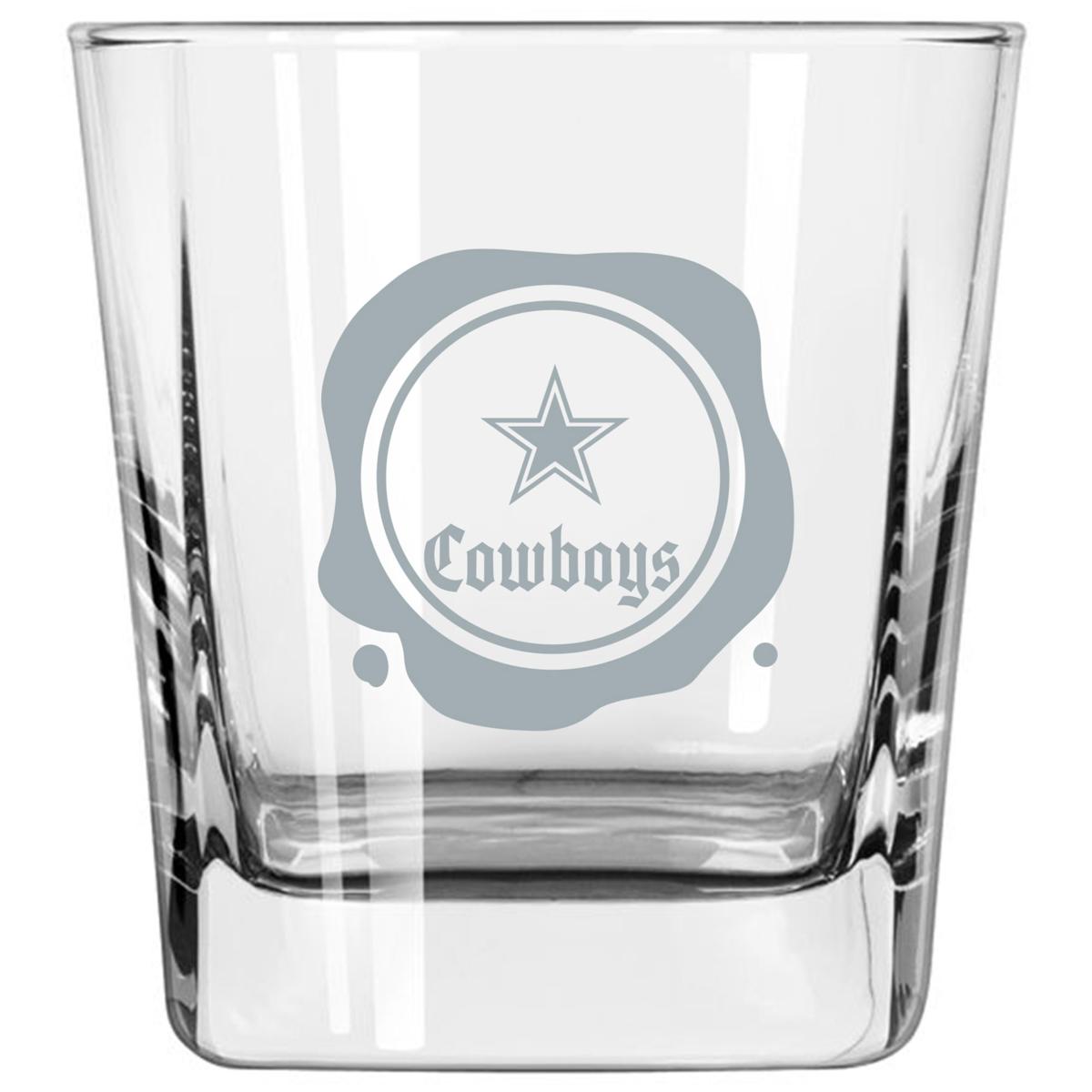 Dallas Cowboys 16oz. Glass Tankard Cup with Gift Box