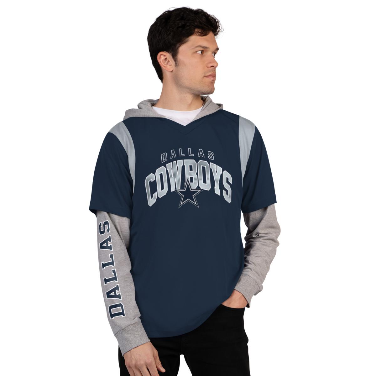 COWBOYS フード付きスウェット NFL公認(ヴィンテージ物？) NFL DALLAS COWBOY PULLOVER HOODIE