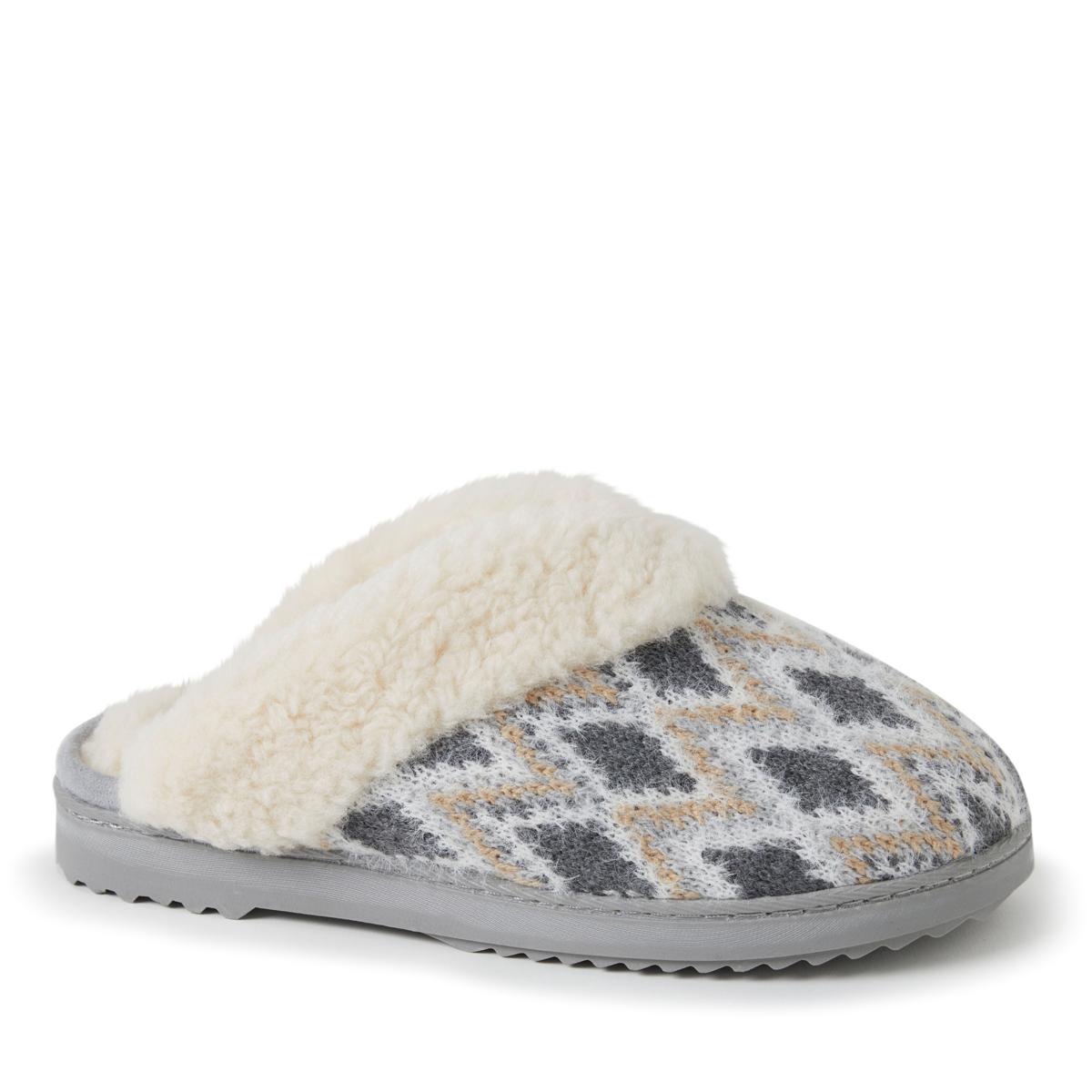 dearfoams carol scuff slide slipper