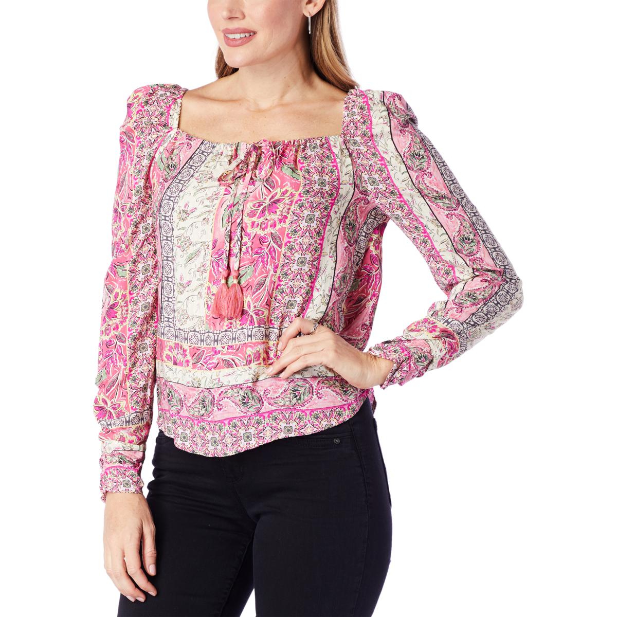 Democracy Puff-Sleeve Top - 20239746 | HSN