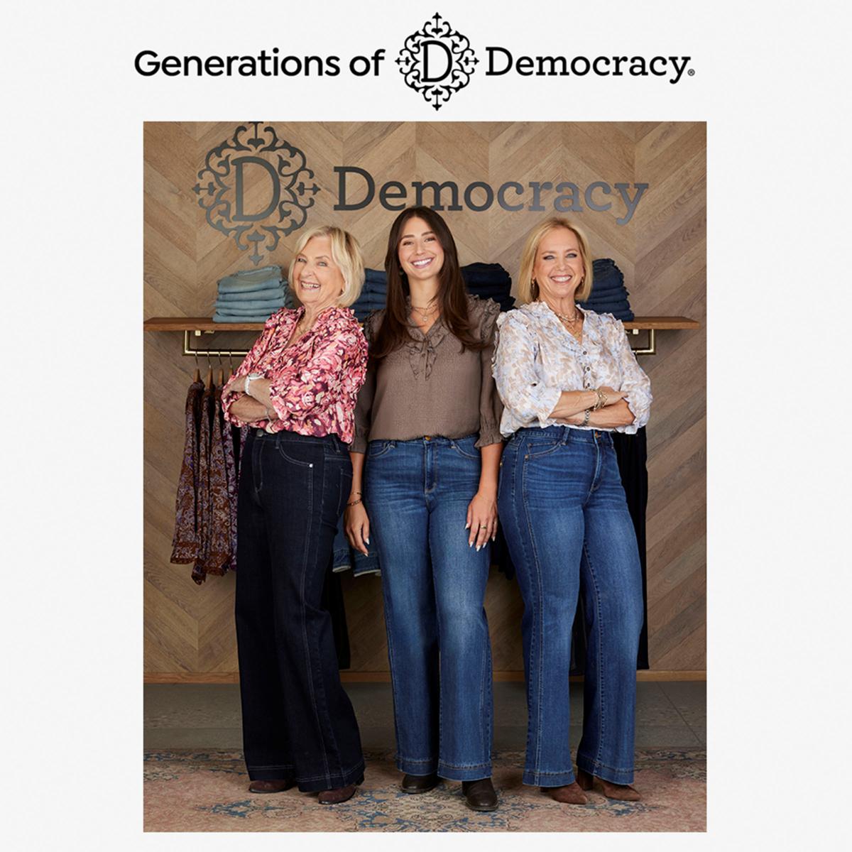 Democracy Ruffled Woven Top | HSN