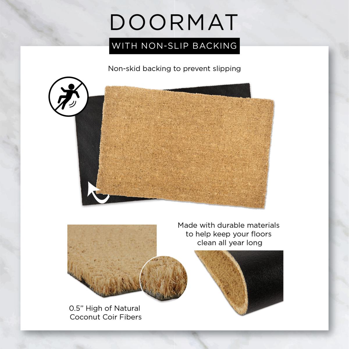 Design Imports Pot Of Gold Glitter 18 x 30 Doormat 