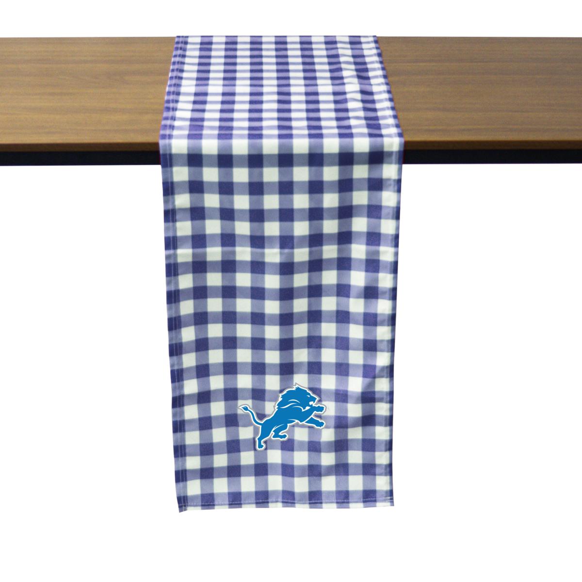 Detroit Lions Buffalo Check Table Runner