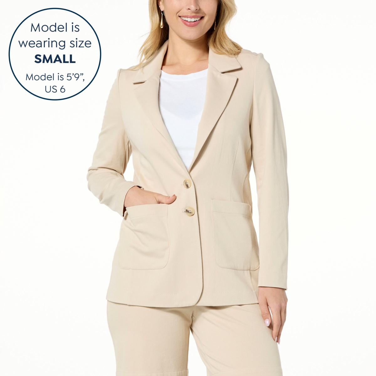 DG2 by Diane Gilman Cabana Knit Twill Blazer - 20803997 | HSN DG2 by Diane Gilman Cabana Knit Twill Blazer - 20803997 | HSN