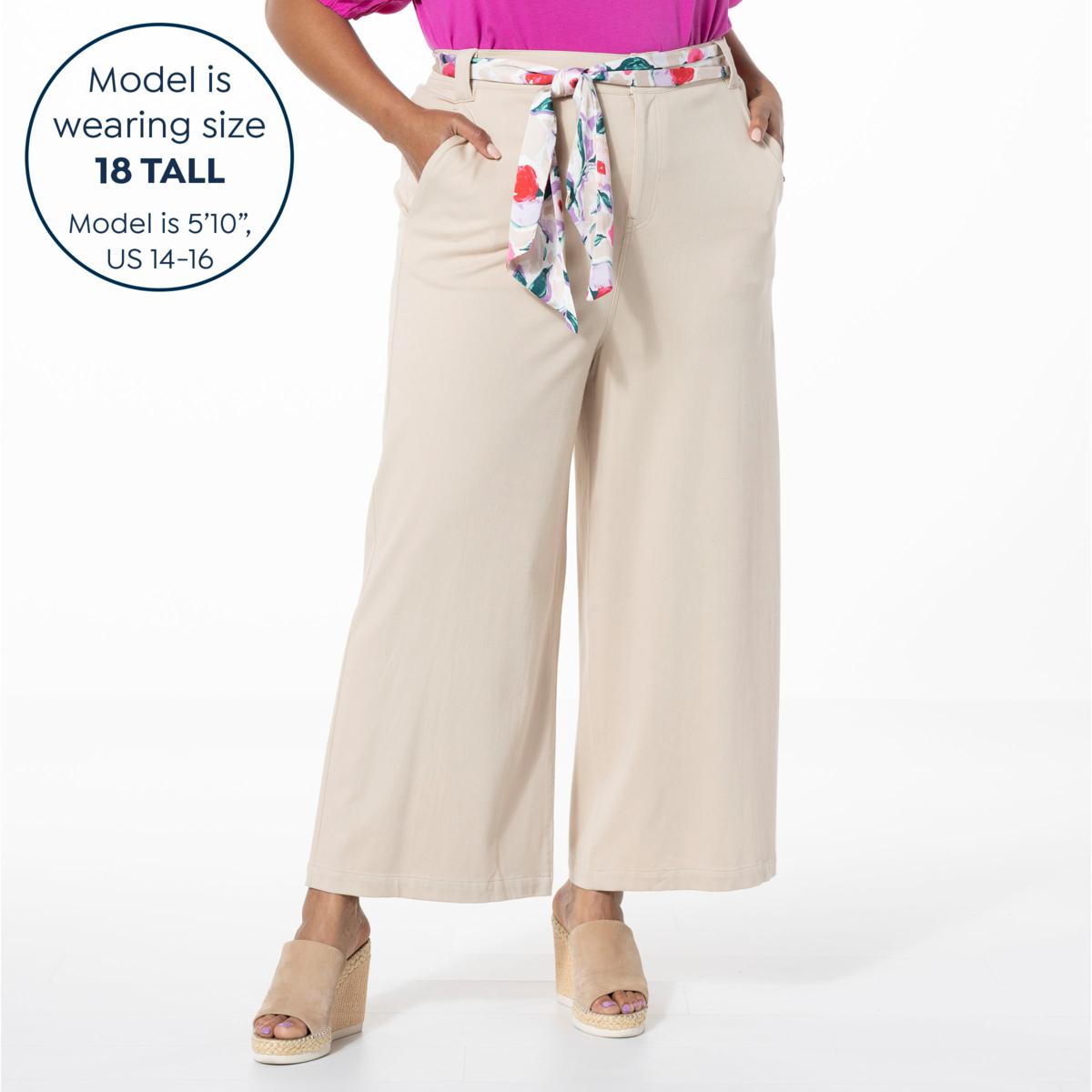  Plus Size Wide Leg Pants