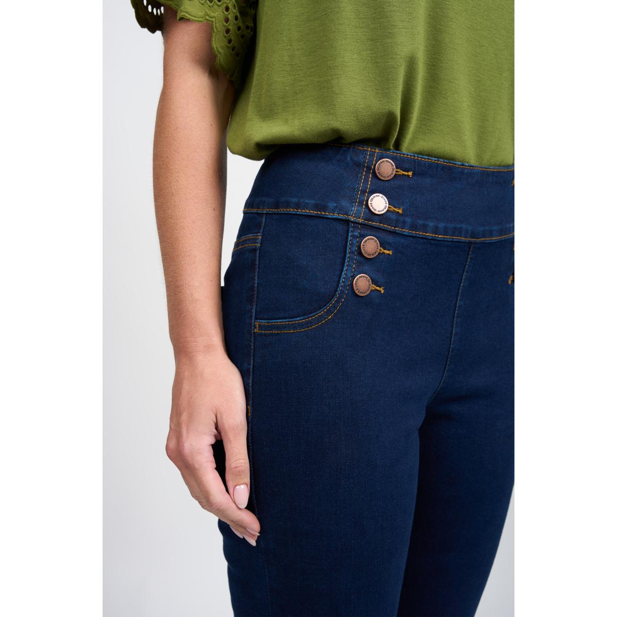 DG2 by Diane Gilman New Classic Stretch Denim Bootcut Sailor Jean - 23560315 | HSN