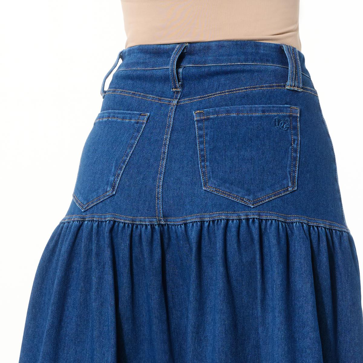 DG2 by Diane Gilman Super Stretch Knit Denim Front Yoke