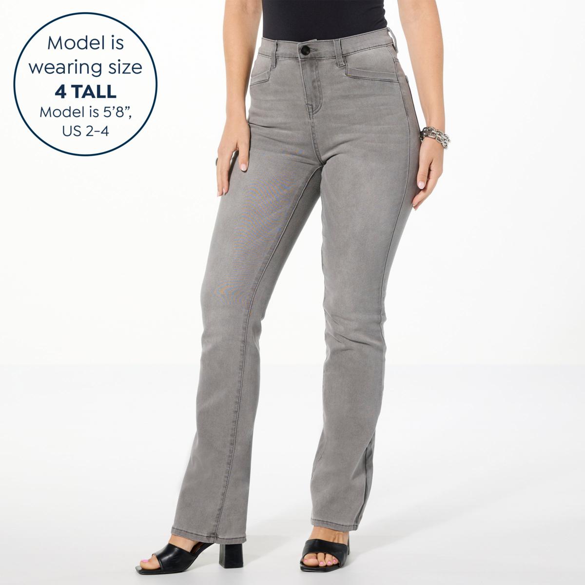DG2 by Diane Gilman Virtual Stretch Baby Bootcut Welt-Pocket