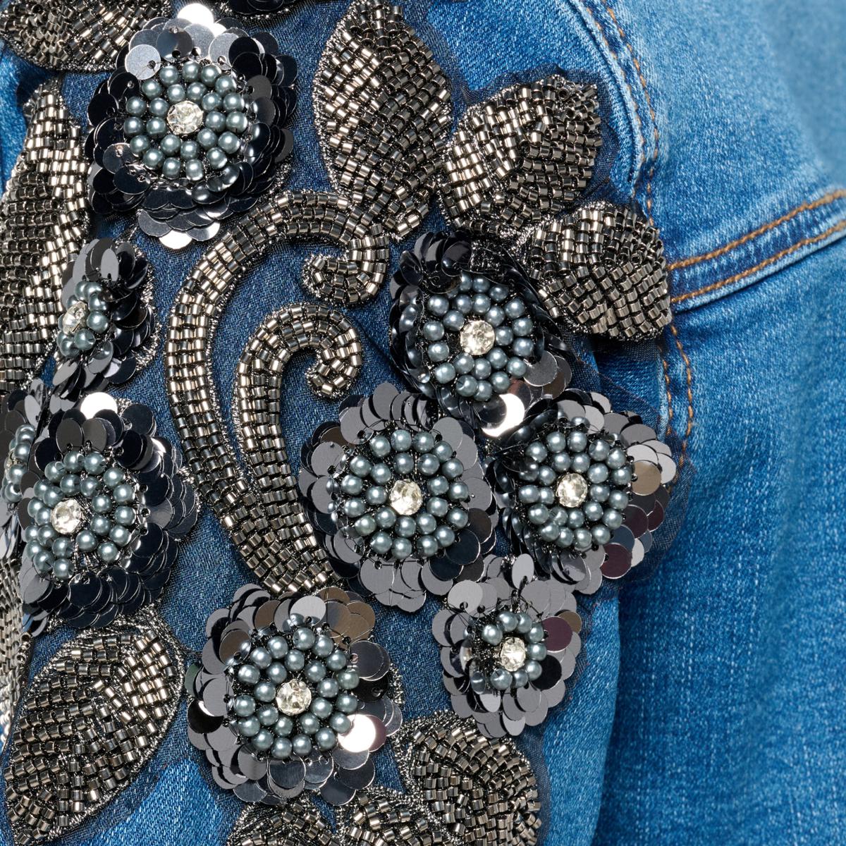 DG2 New Classic Stretch Embellished Zip Front Jacket | HSN