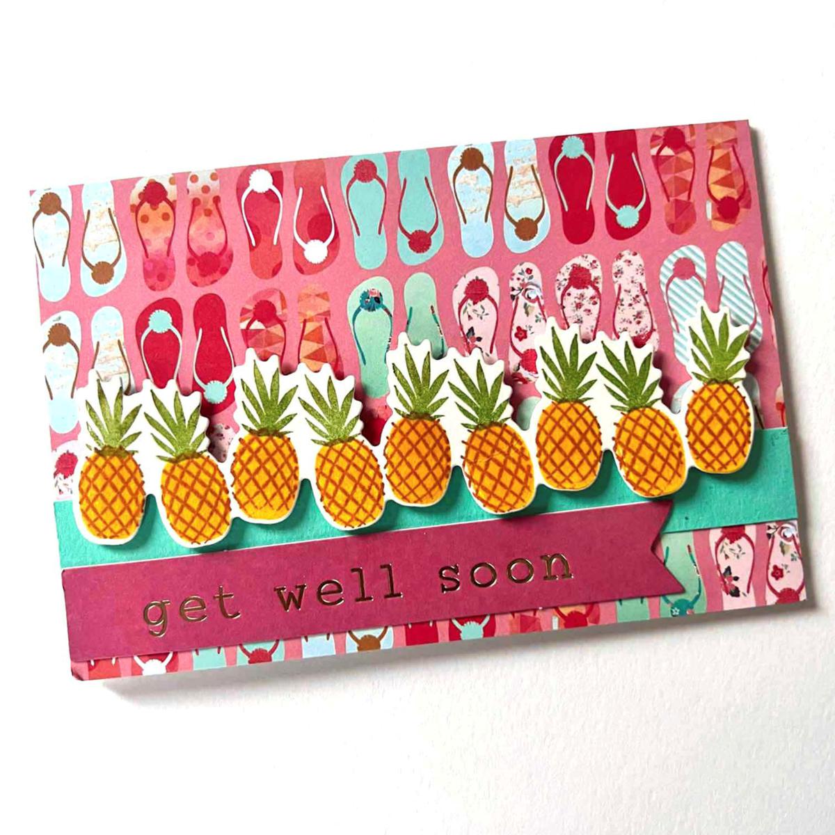 Diamond Press Summer Border Stamp and Die Set - 20423633