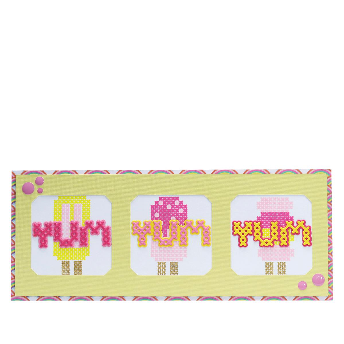 Diamond Press Sweet Treats Cross-Stitch Stamp and Die Kit - 20712847