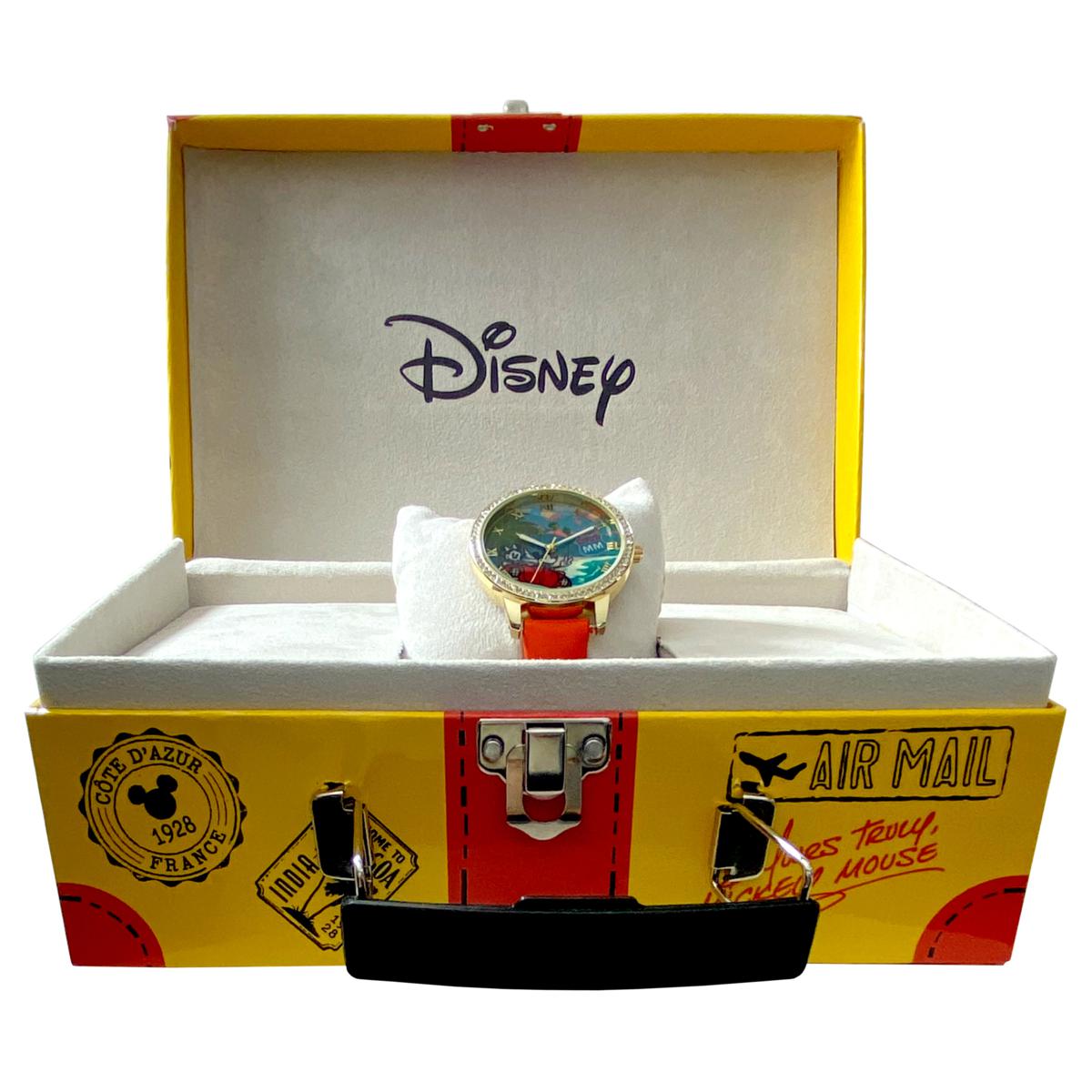 Disney Special Edition Mickey and Minnie Travel Theme Watch | HSN