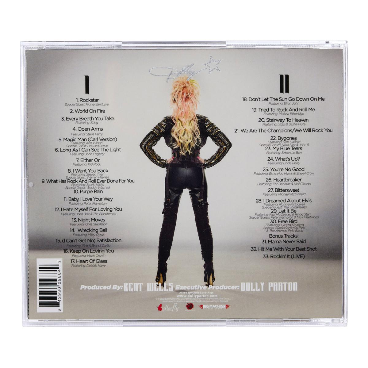 Dolly Parton Rockstar Limited Edition CD with 3 Bonus Tracks