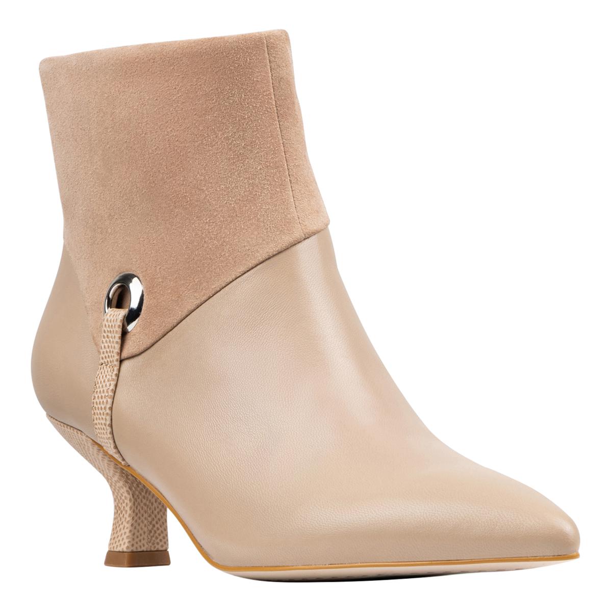 Donald Pliner Cindia Leather or Suede Ankle Bootie | HSN