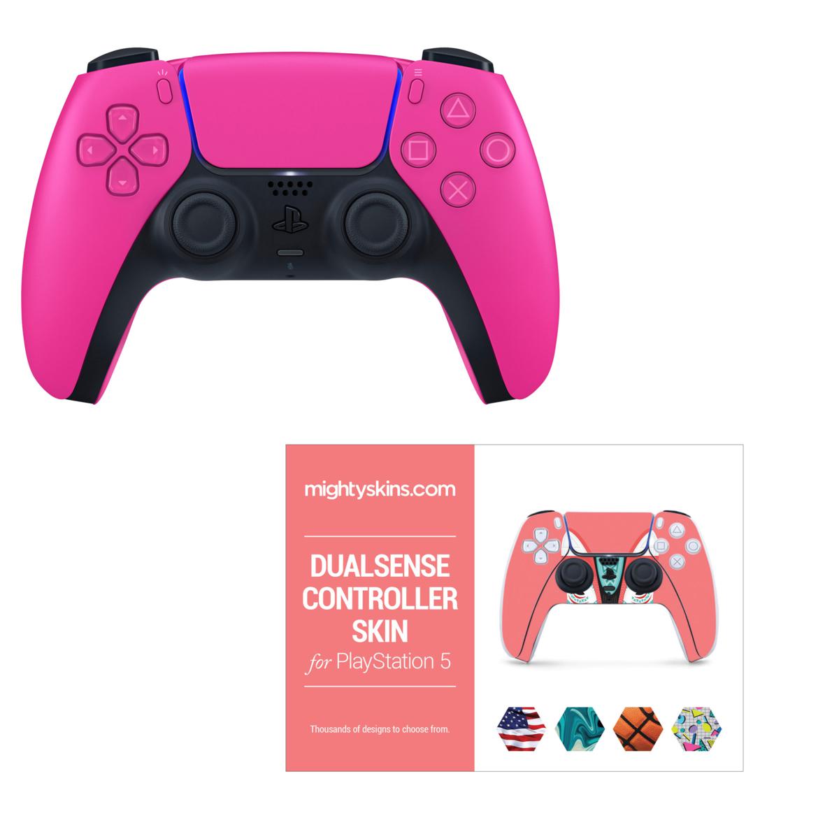 Pink PS5 Controller Cover - Pink Gaming