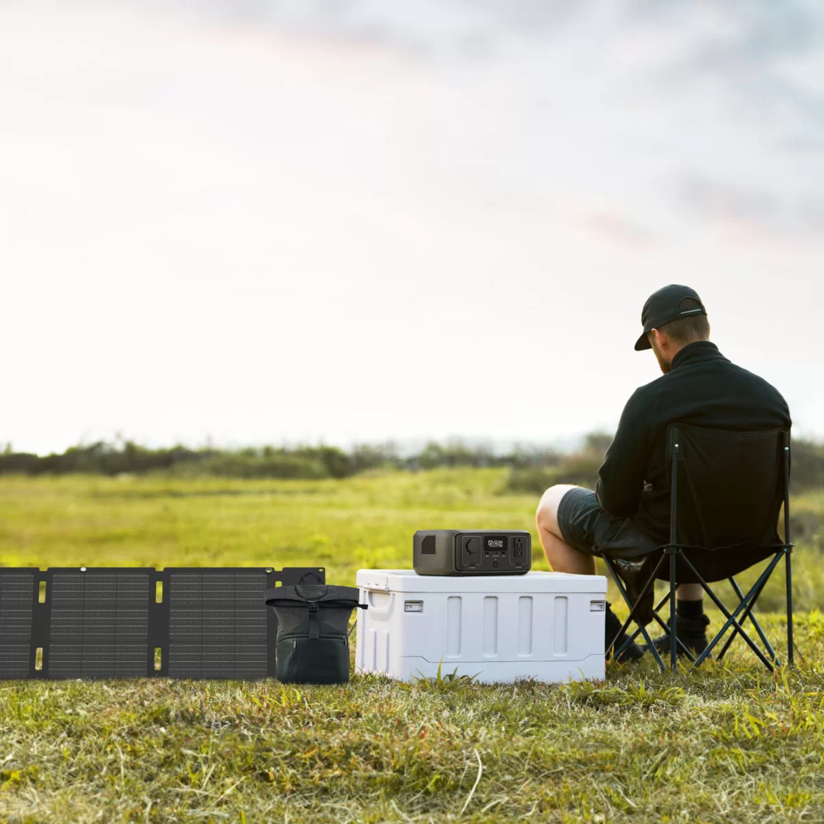 EcoFlow River 3 Power Station with 45W Solar Panel and Bag - 23556581 | HSN