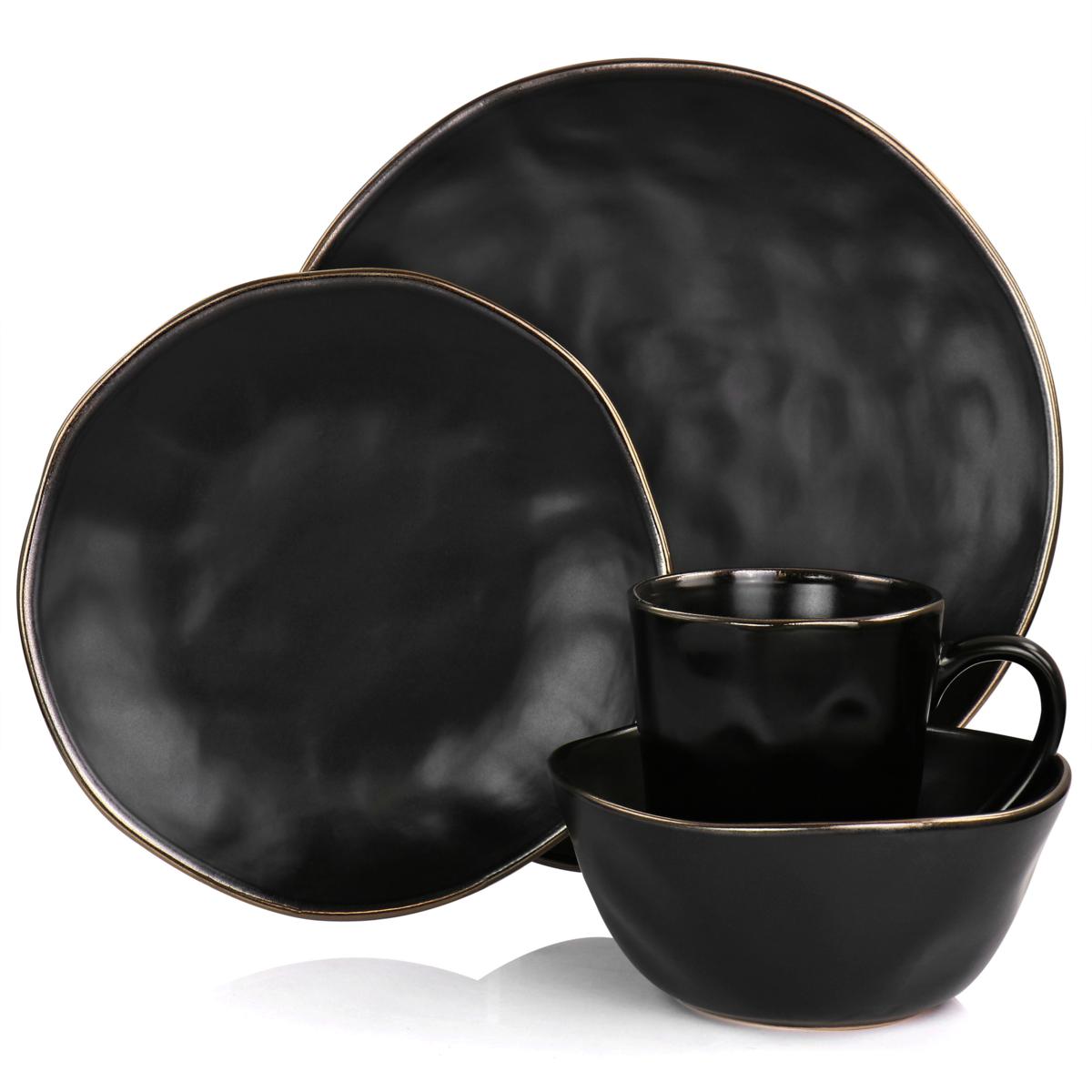 Matte Black Edan Dinnerware Collection