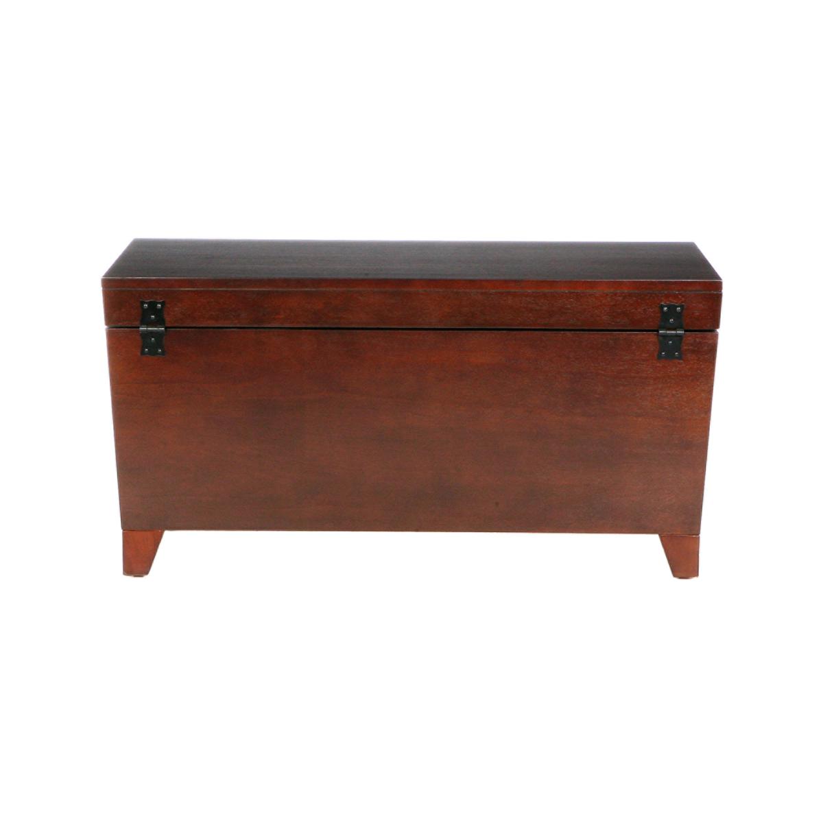 Pyramid Cocktail Table Trunk - Mission Oak