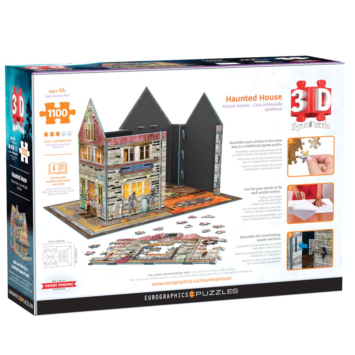 Eurographics Haunted House 1100 Piece 3D Puzzle | HSN