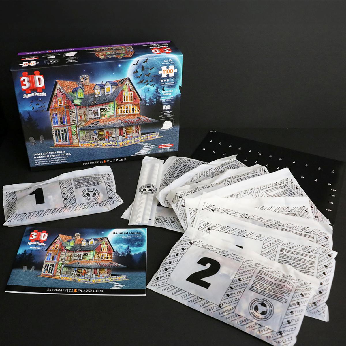 Eurographics Haunted House 1100 Piece 3D Puzzle | HSN