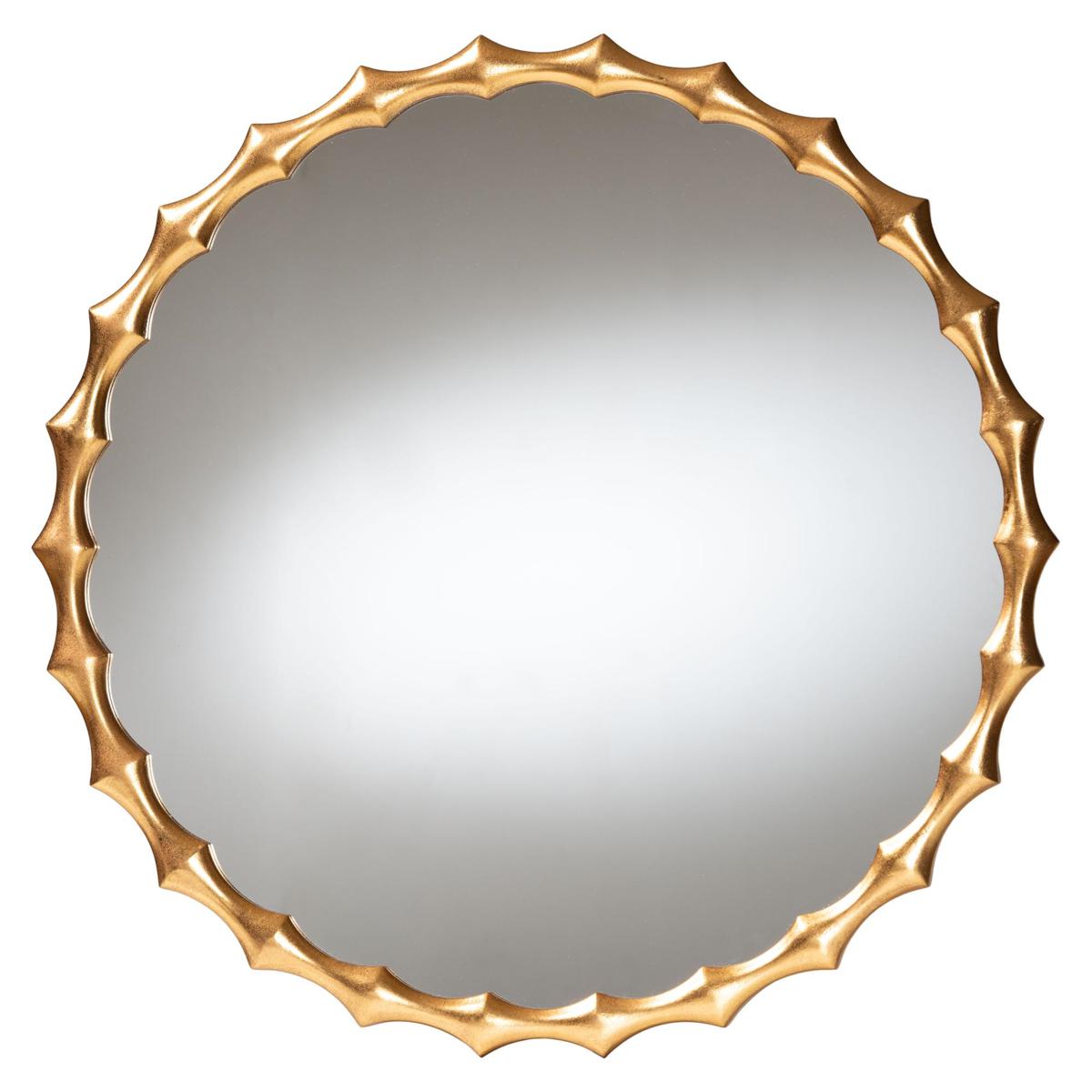 Everette Vintage Inspired Bamboo Accent Mirror