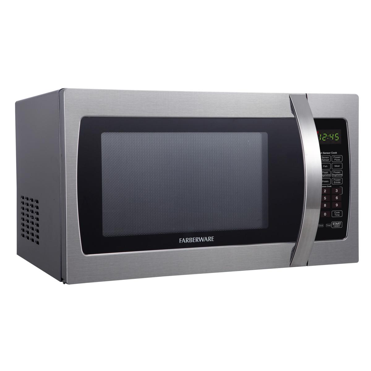 Farberware Professional 1100-Watt Microwave Oven - White / Platinum, 1.3 cu  ft - QFC