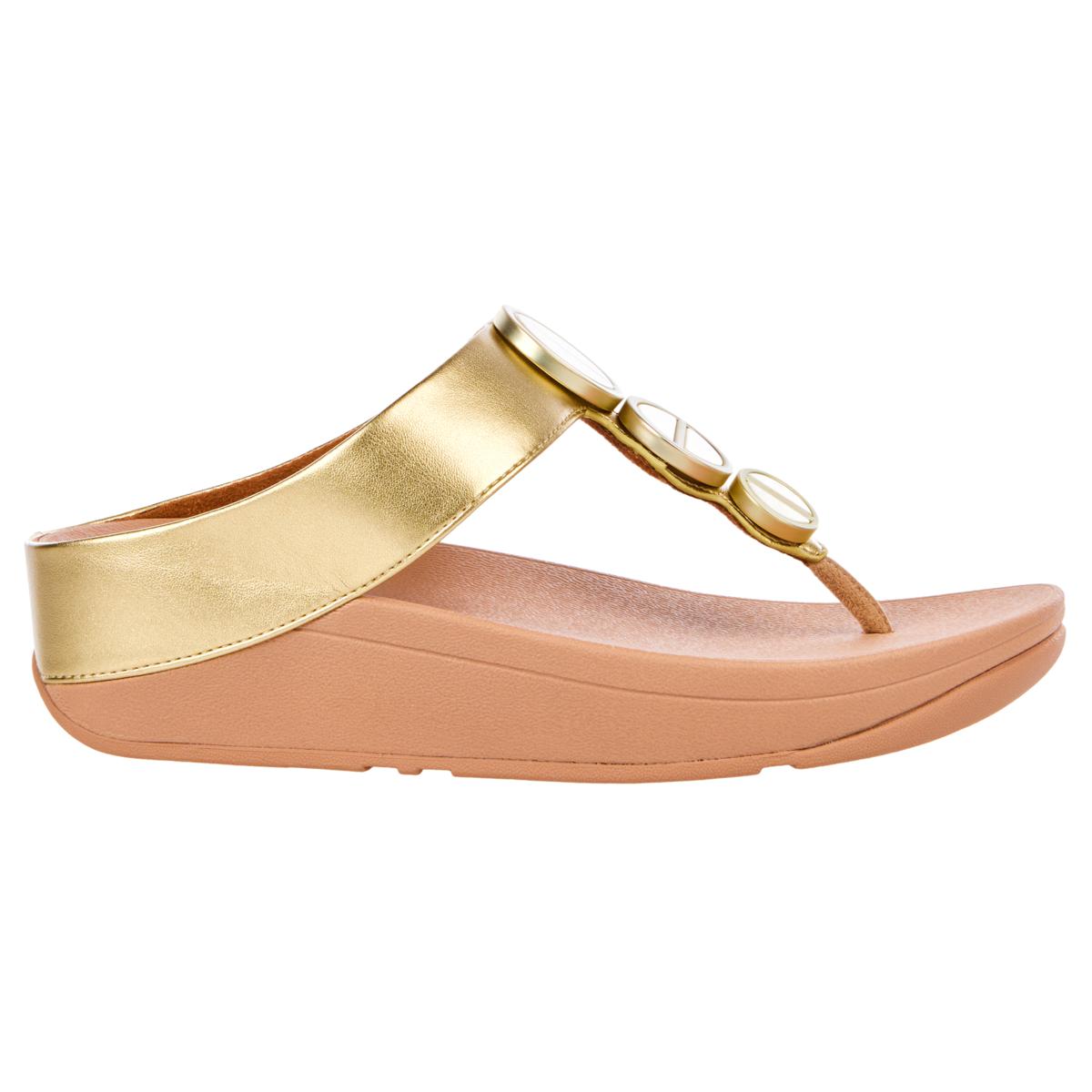 Fitflop Halo Shimmer Toe-Postサンダル Buy FitFlop Womens Halo Shimmer Toe Post Sandals All Black