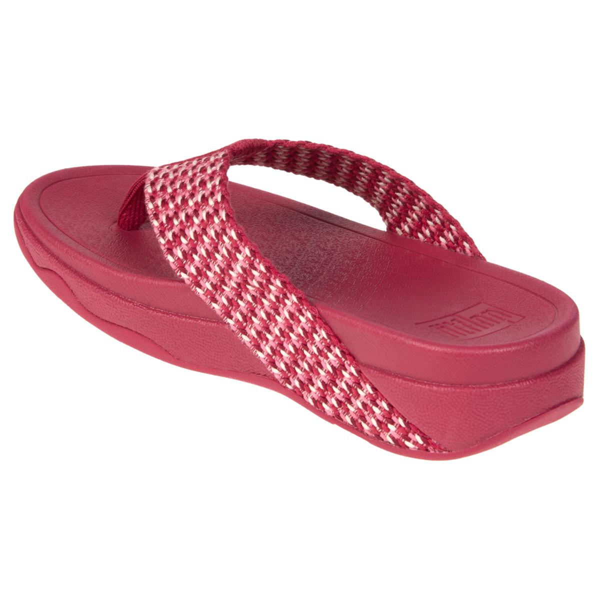 Fitflop Surfa Multi-Tone Webbing Toe-Post Flip-Flops - 23397493 | HSN