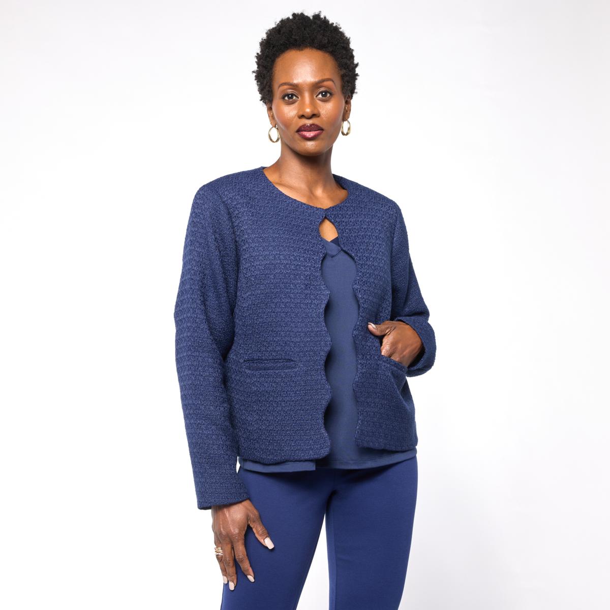 G by Giuliana Black Label Boucle Jacket | HSN