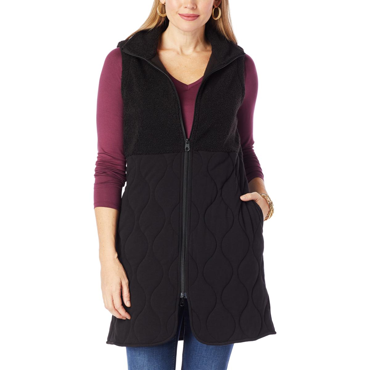 Womens plus clearance sherpa vest