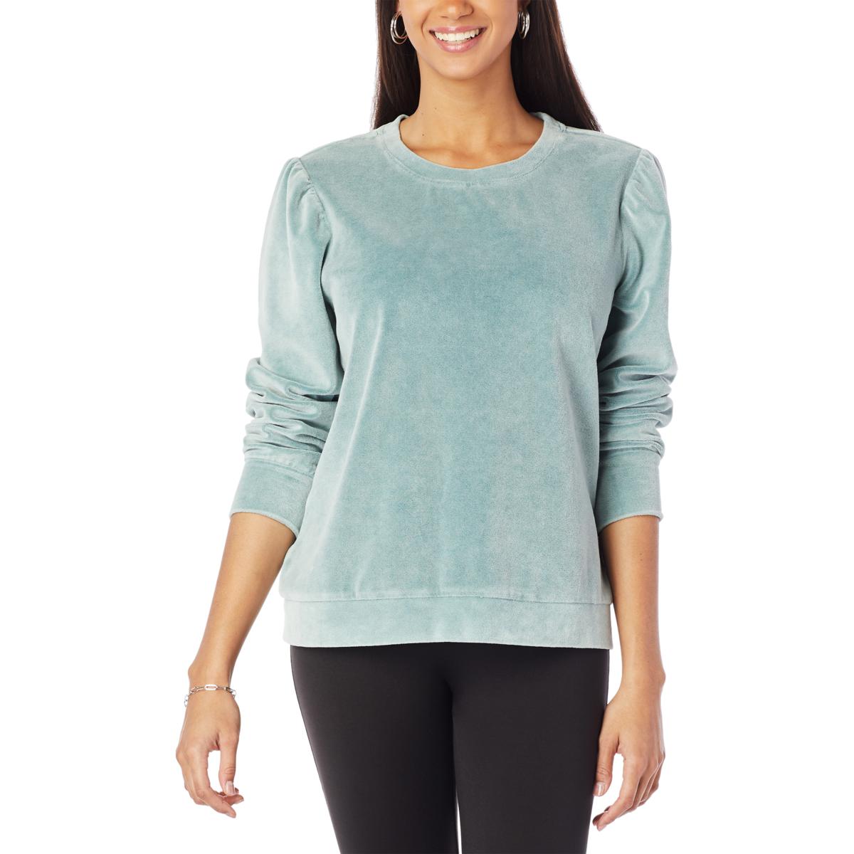 G by Giuliana Puff Sleeve Top with Shirring - 20195423 | HSN