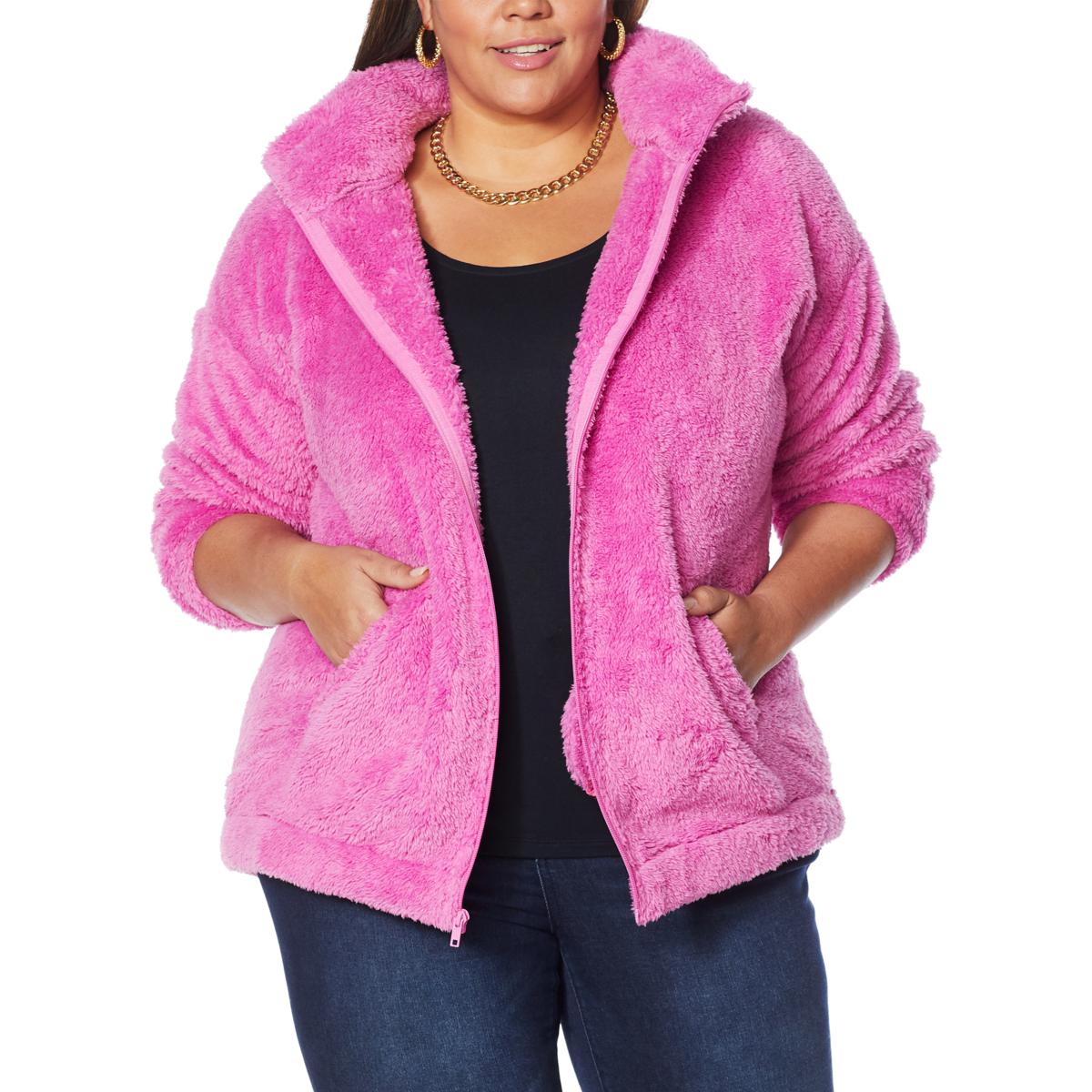 G by, Giuliana The Cloud Zip Front Hooded Jacket
