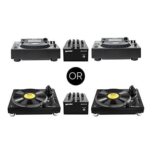 Gemini MXR-01BT 2-Channel Professional DJ Mixer with Bluetooth