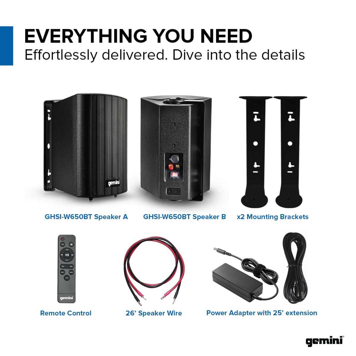 Gemini Sound GHSI-W525BT 6.5