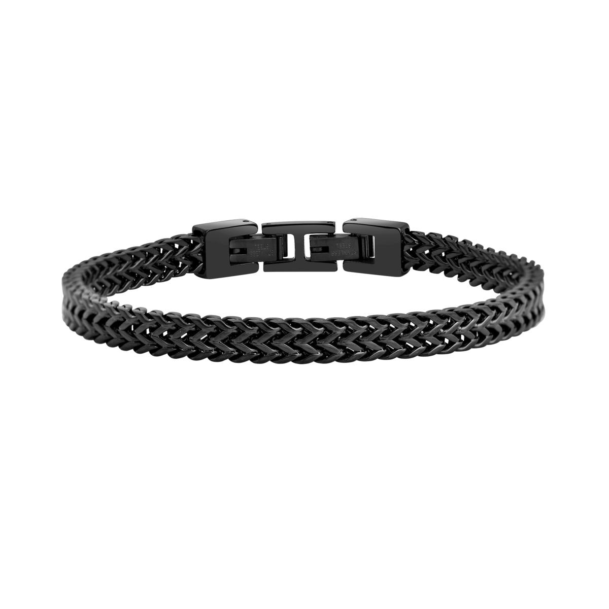 Geoffrey Beene Stainless Steel Double Franco Chain Bracelet - 9850650 | HSN