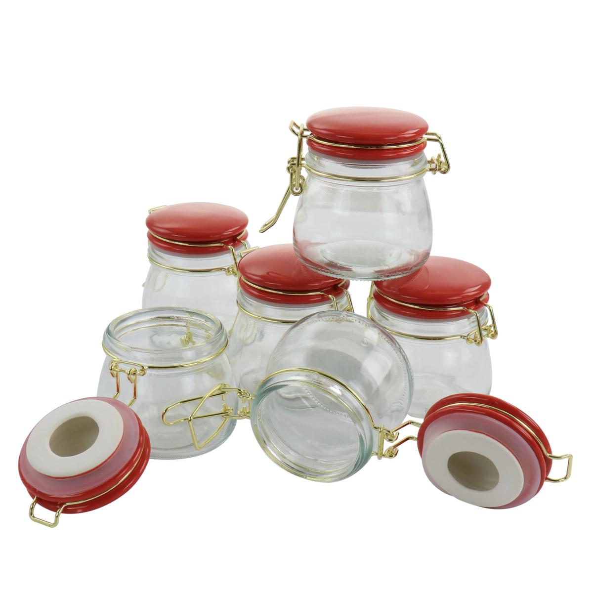 Gibson Home 6-Piece 5 oz. Glass Jars with Lids - 20587635