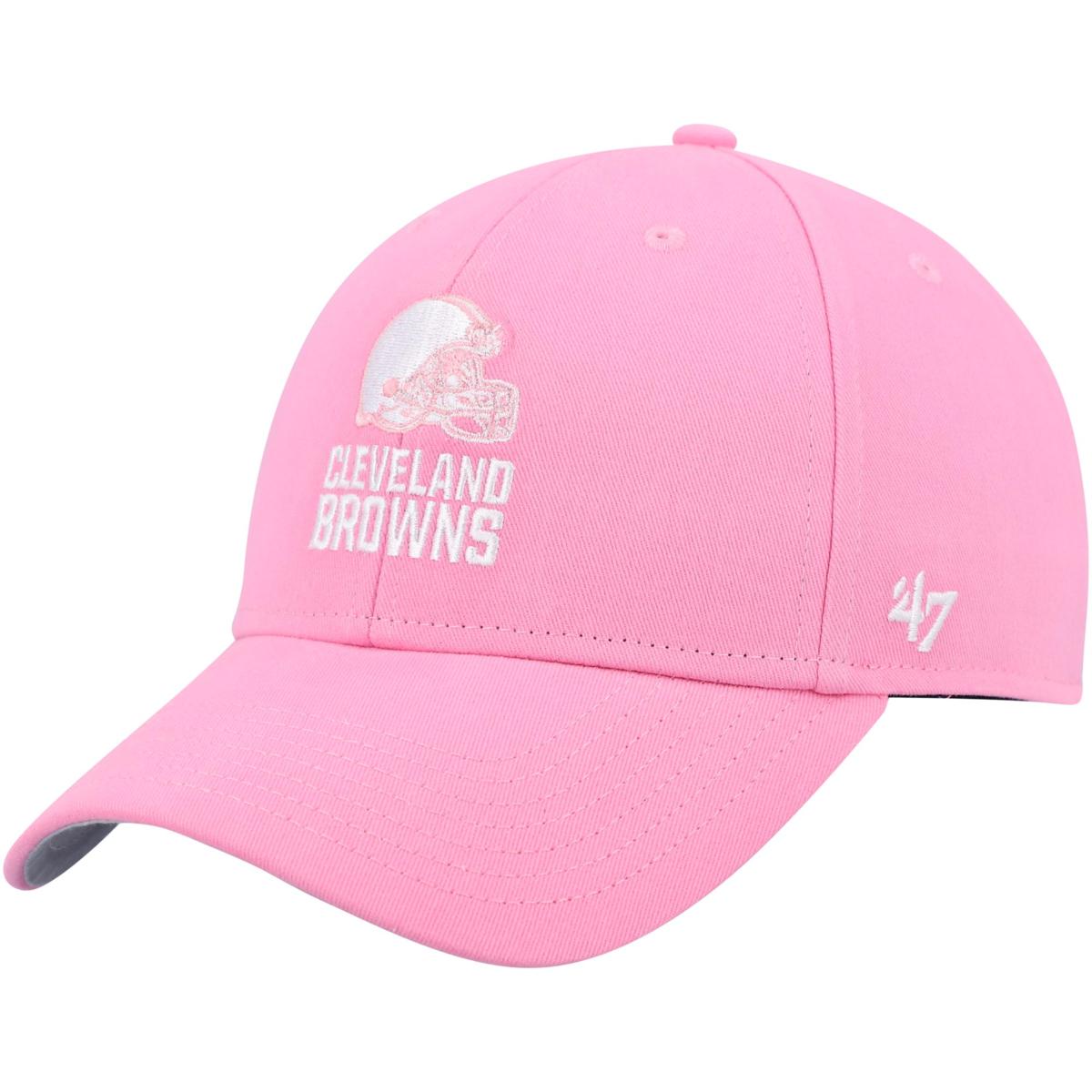 Girls Youth '47 Pink Cleveland Browns Rose MVP Adjustable Hat