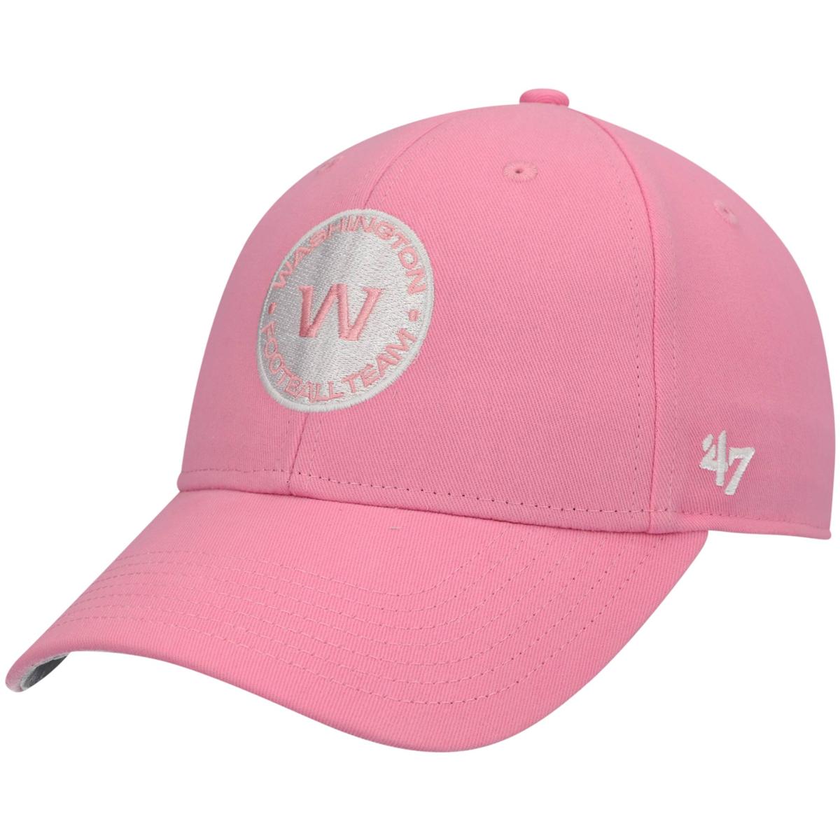 Girls Youth '47 Pink Washington Football Team Rose MVP Adjustable Hat ...