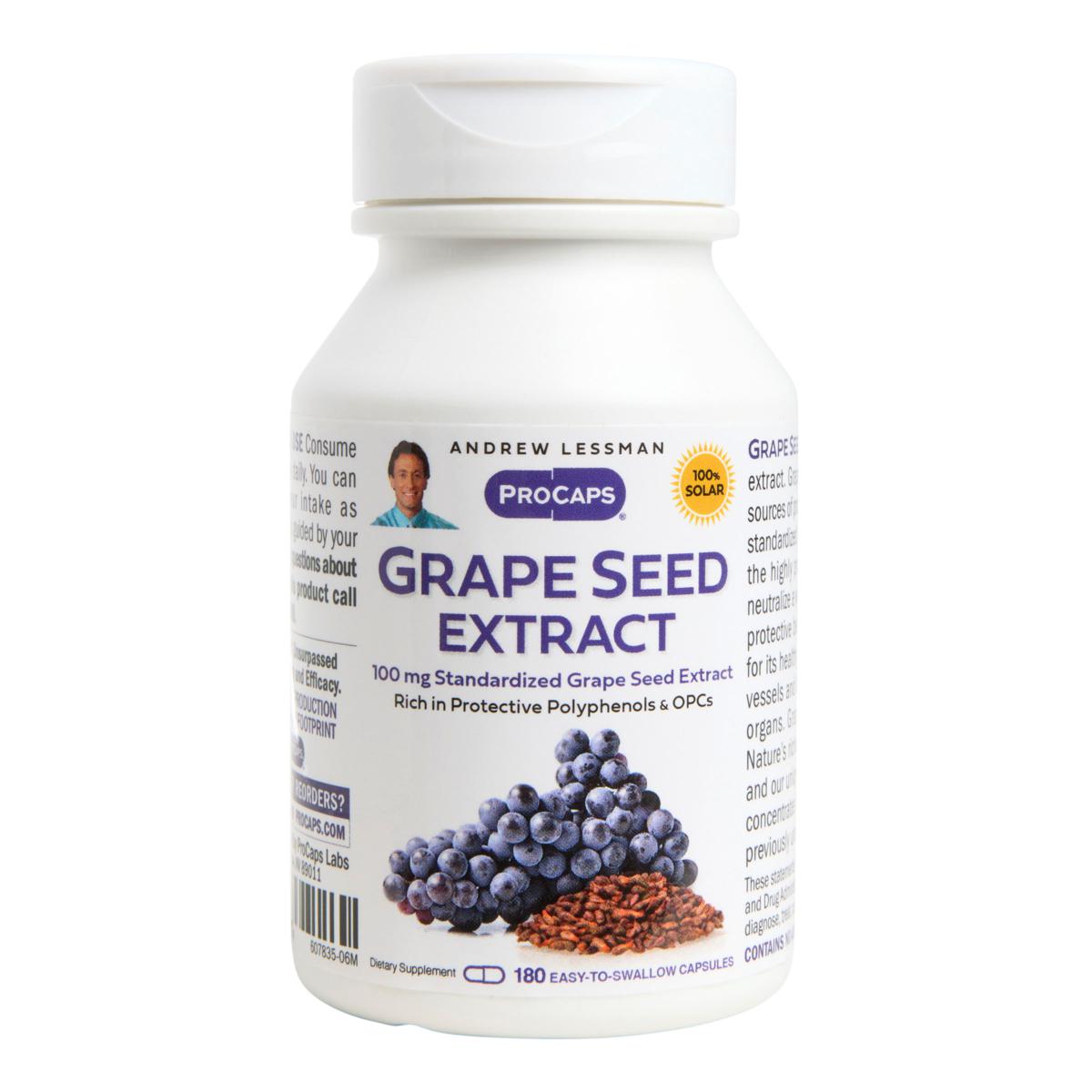 Grape Seed Extract100 180 Capsules 7674815 HSN