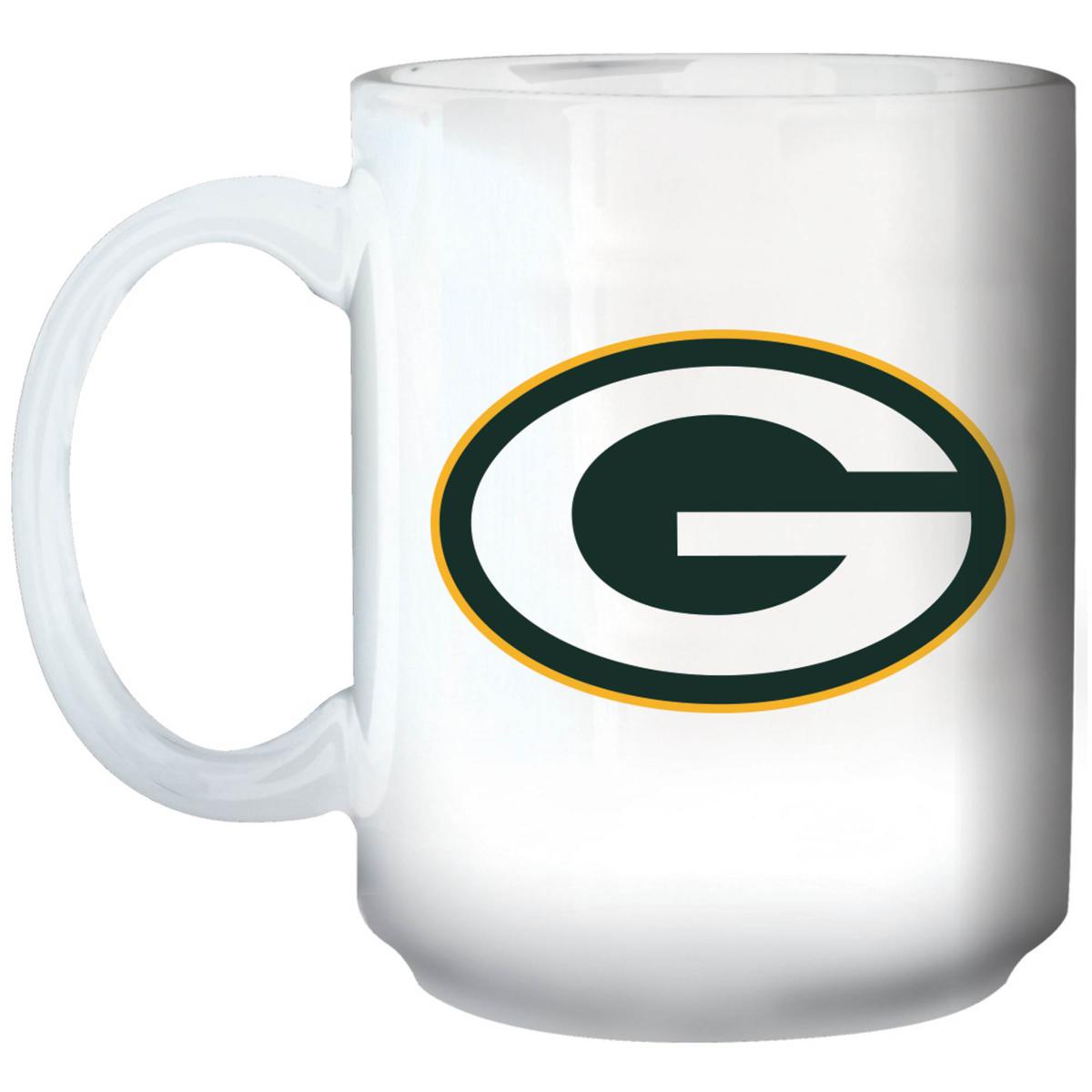 The Memory Company Green Bay Packers 15oz. Primary Logo Mug