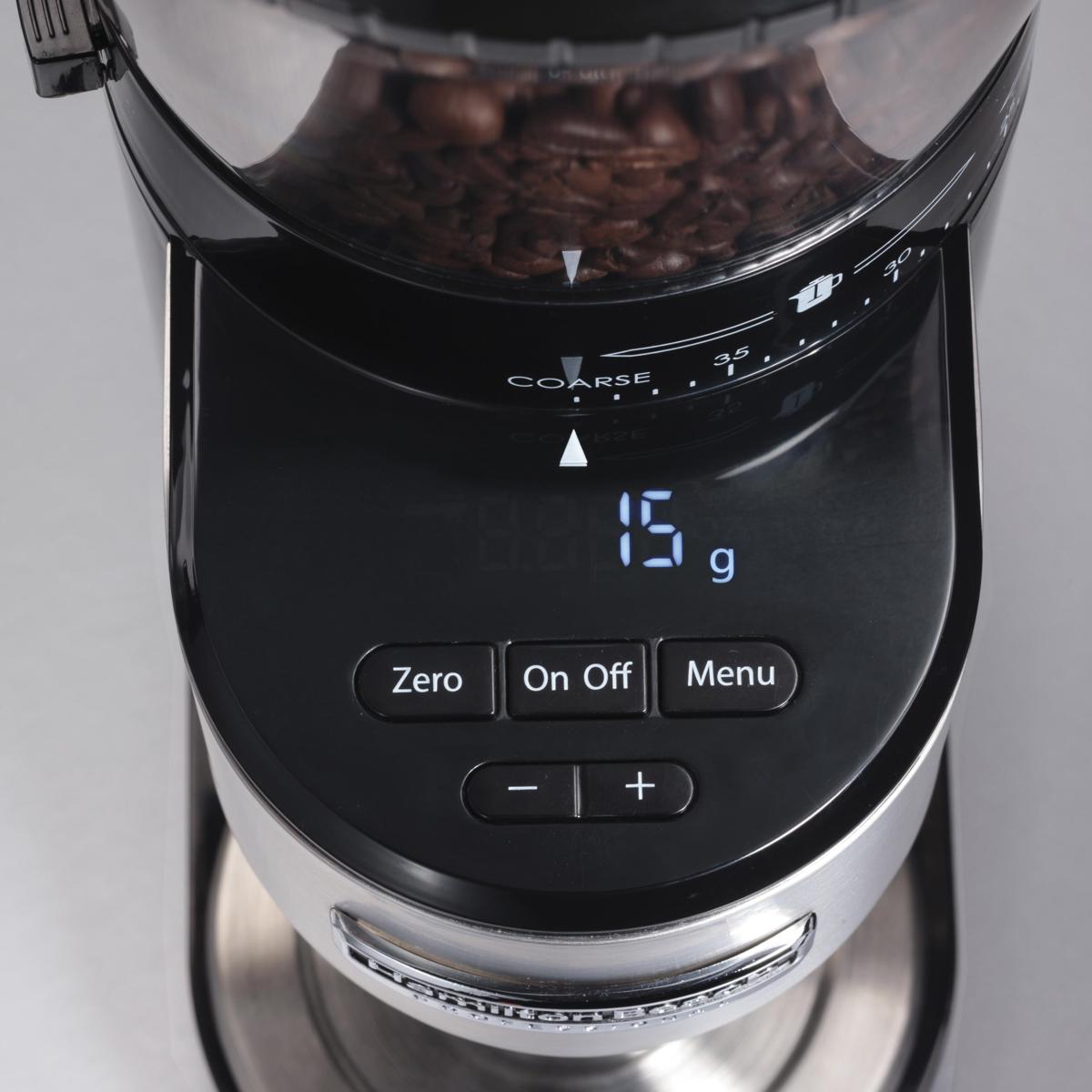 Hamilton Beach Professional Conical Burr Steel Digital Coffee
