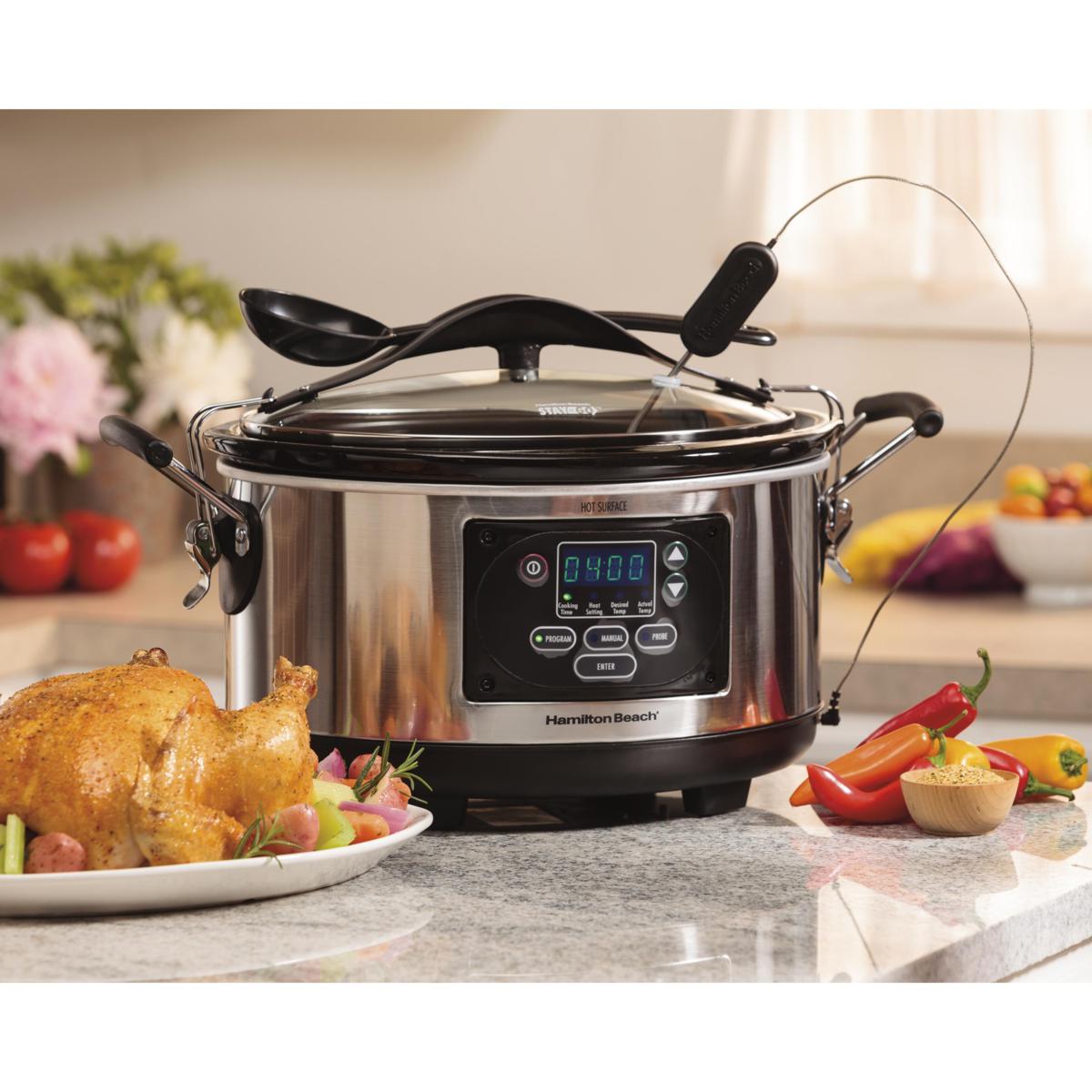 hamilton beach elite set and forget slow cooker