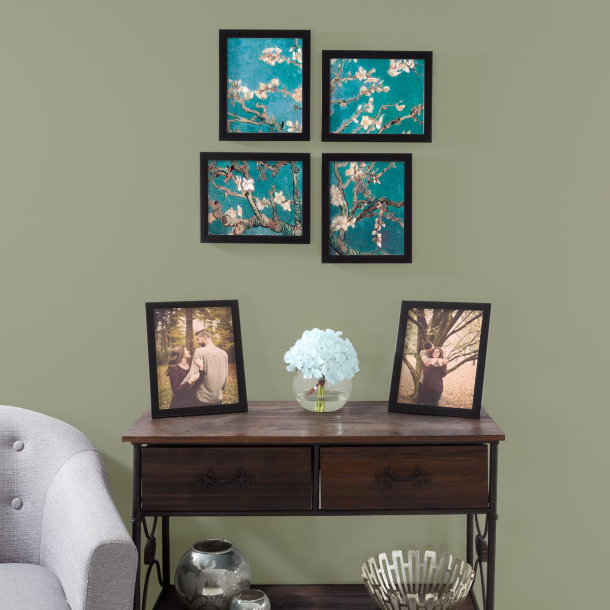 Hastings Home Picture Frames - 6 Pack, Black - 8x10