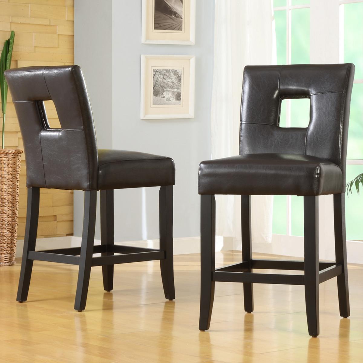 Home Origin Look Out Squared Back Counter Height Chairs Set of 2