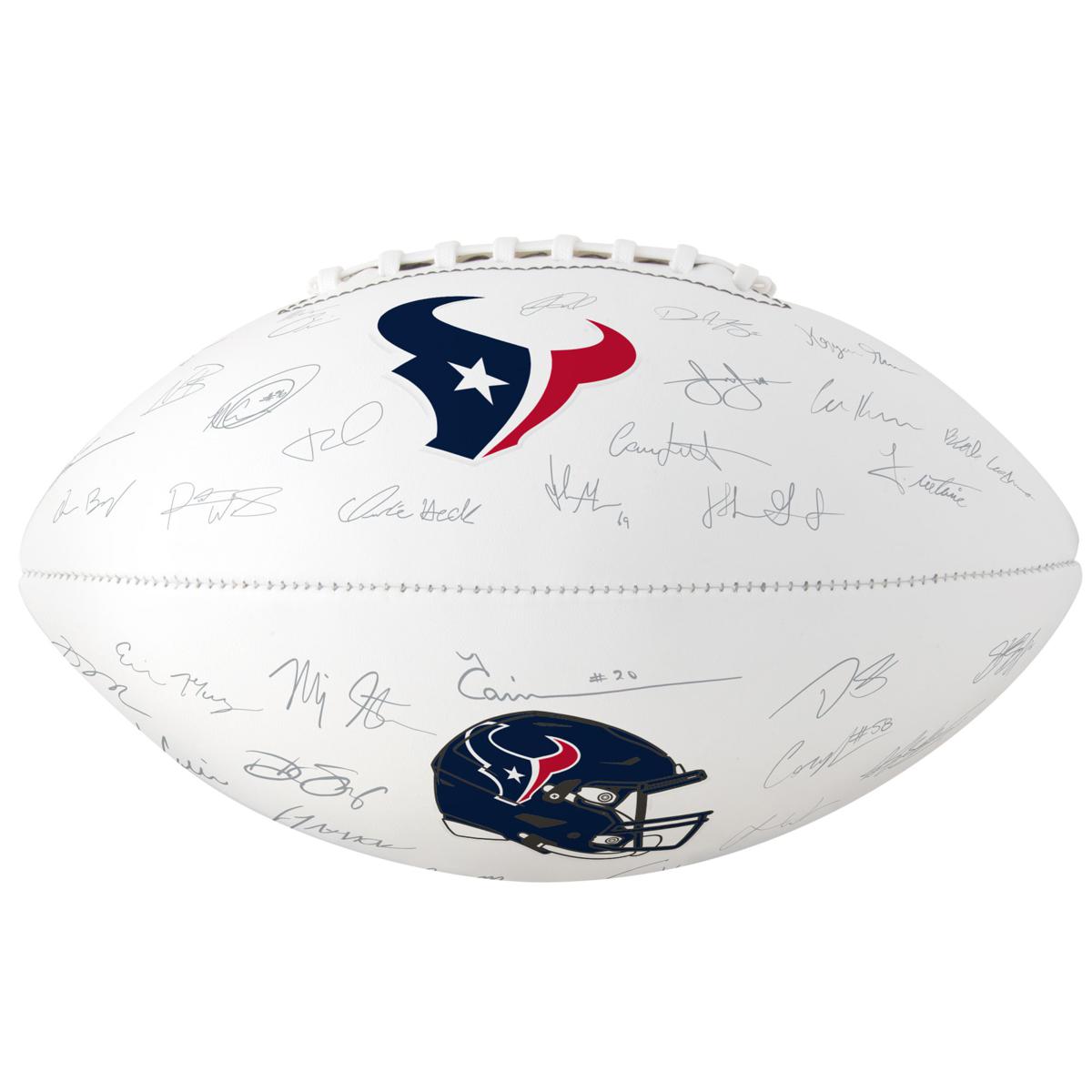 Houston Texans NFL Signature Series Full Size Autograph FOOTBALL